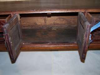 Antique Chinese Ladies Chest with 4 Drawers and 2 Doors  