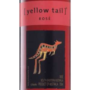  2009 Yellow Tail Rose 750ml: Grocery & Gourmet Food