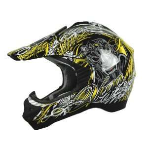   Vega Viper Yellow Jungle Graphic XX Large Off Road Helmet Automotive