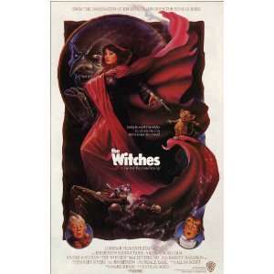 The Witches Poster B 27x40 Anjelica Huston Mai Zetterling Jasen Fisher 