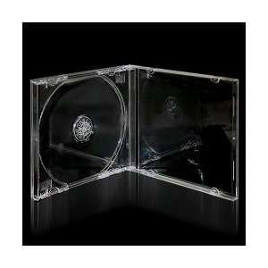  Single CD Jewel Case with Clear Tray (50 pack 