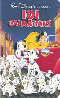 DISNEYS Classic 101 DALMATIANS Wonderful Animated VHS 717951263032 