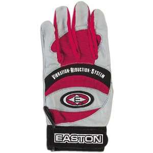  Easton VRS Pro Batting Glove ( sz. M, Red/grey ): Sports 