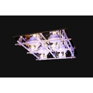    Edward Crystal LED Ceiling Light 28016/4Y: Home Improvement