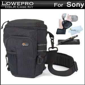 Lowepro Toploader Pro 70 AW (Black) DSLR Camera Holster Case (Ideal 