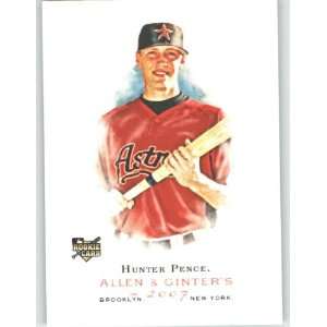 2007 Topps Allen and Ginter Mini #119 Hunter Pence SP   Houston Astros 