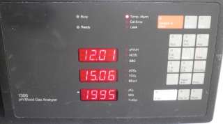 Instrumentation Laboratory 1306 pH/Blood Gas Analyzer  