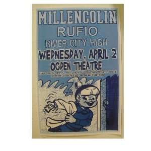 Millencolin Rufio River City High Handbill Poster Ogden 