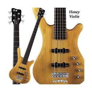   Corvette Basic 5 String Bass (Honey Violin): Musical Instruments