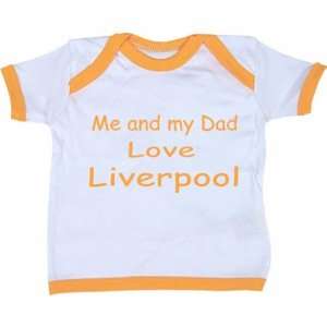 Me and my Dad Love Liverpool Baby T Shirt Newborn 24 months in 9 