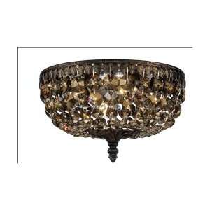  Schonbek Worldwide 5040 23TK 4 Light Rialto Flush Mount 