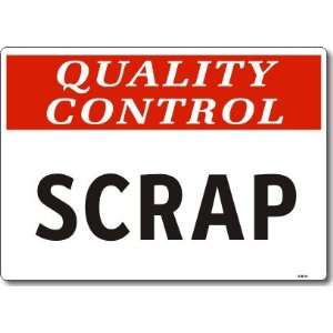 Quality Control Scrap Aluminum, 14 x 10