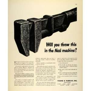  1942 Ad Young Rubicam Advertising Agency WWII Propaganda 