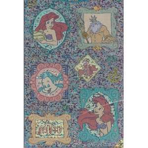  Disney Little Mermaid Sparkle Scrapbook Stickers (08904 