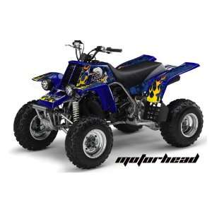 AMR Racing Yamaha Banshee 350 ATV Quad Graphic Kit   Motorhead: Blue
