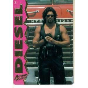  1995 Action Packed WWF Wrestling Card #4 : Diesel: Sports 