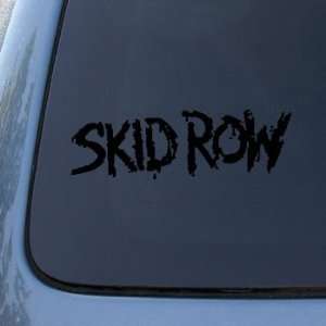 SKID ROW   Vinyl Decal Sticker #A1369  Vinyl Color Black