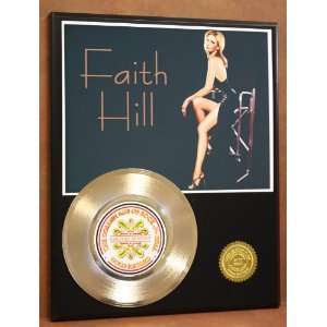  Faith Hill 24kt Gold Record LTD Edition Display ***FREE 