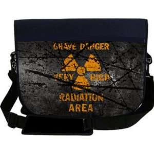: Nuclear Radiation Area Design NEOPRENE Laptop Sleeve Bag Messenger 