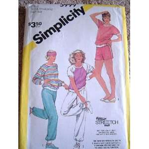   22 1/2, 24 1/2 SIMPLICITY TIME SAVER STRETCH KNIT SEWING PATTERN #5999