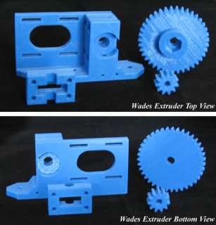 Here is the list of Wade’s Extruder parts included in this package 