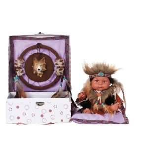 MAHU 10 Vinyl Indian w/Box Doll By Golden Keepsakes: Toys 