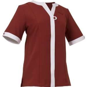   HSTF TER 5XL Stylized Womens Housekeeping Tunic, Terracotta, 5XL