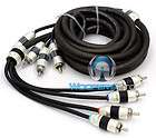 SI8412 STINGER 12 FEET FOOT 4 CHANNEL 8000 AUDIOPHILE RCA WIRE JACK 