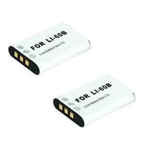  Nextop 2 Packs Olympus LI 60B Brand New 900mAh COMPATIBLE 