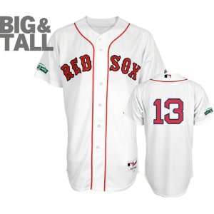  Carl Crawford Jersey: Big & Tall Majestic White Authentic 