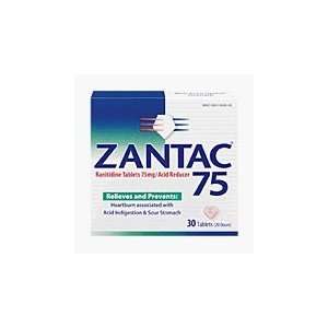  Zantac 75 Heartburn and Acid Reducer Formula, 30 Tablets 