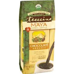 Teeccino Maya Chocolate Herbal Coffee 11 Grocery & Gourmet Food