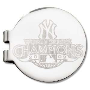   MLB 2009 YANKEES WORLD SERIES ENGRAVED MONEY CLIP: Sports & Outdoors