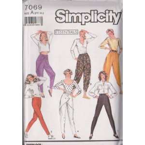   For Stretch Knits Only Simplicity Sewing Pattern 7069 (Size A PT XL