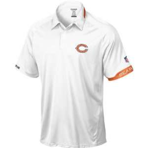  Chicago Bears White 2009 Sideline Circuit Performance Polo 