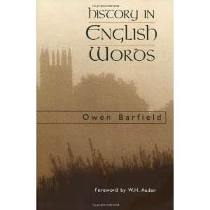  History in English Words [Paperback] Owen Barfield Books