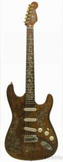 Inlaid Strat style electric guitar ,Solid Burl Maple SE153  