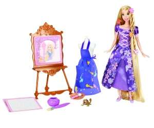 BARNES & NOBLE  Disney Tangled Royal Artist Rapunzel by Mattel Brands