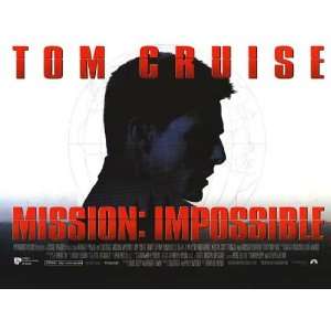  Mission Impossible   Original British Movie Poster   30 X 