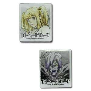  Death Note Misa & Rem Metal Pin Set GE 7437: Toys & Games