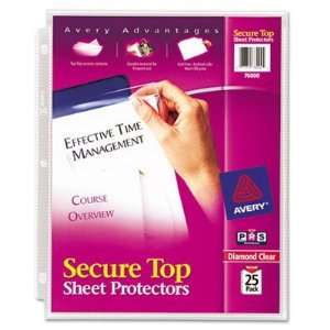  Avery Secure Top Sheet Protector AVE76000