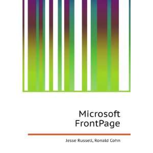  Microsoft FrontPage Ronald Cohn Jesse Russell Books