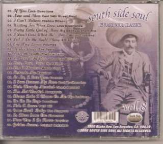 SOUTH SIDE SOUL   VOL 8 CD NEW/SEALED 25 Tracks  