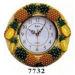  Pineapples KMC Resin Wall Clock DK 7732