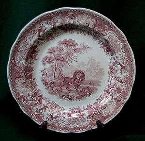 Spode Aesops Fables Plate c 1831 Fox Lion Plate England  