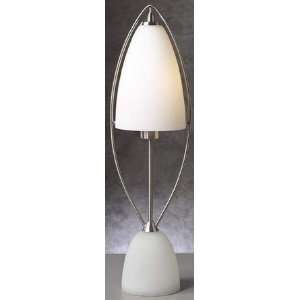  PLC Lighting   81710   Amaretto Table Lamp   Satin Nickel 