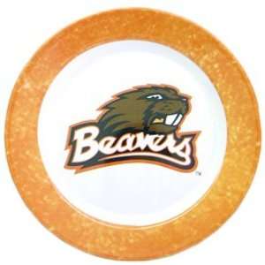  Oregon State Beavers NCAA 4 Piece Dinner Plate Set: Sports 