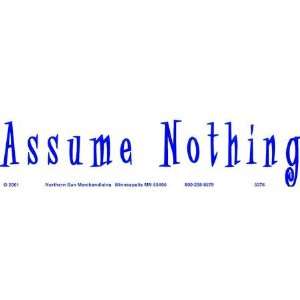  Assume Nothing Automotive