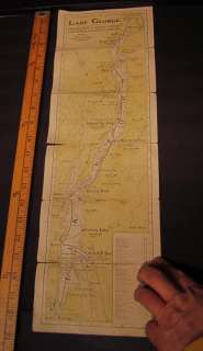 RARE 1906 Lake Geroge NY Steamer RR Travel Booklet Map  