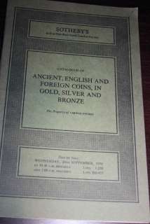 SOTHEBYS 9/26/1979 ANCIENT AND FOREIGN COINS GOLD,SILV  